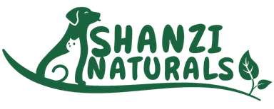Shanzi Naturals logo – natural pet products for supplements, grooming, and wellness