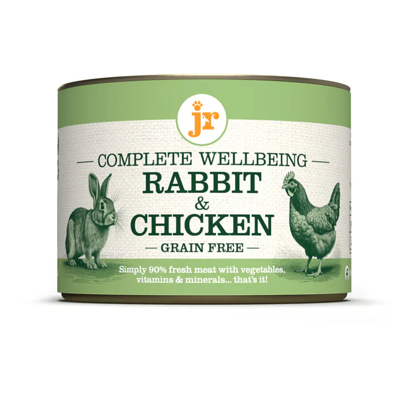 JR Complete Wellbeing 90% Meat Wet Dog Food - Rabbit & Chicken