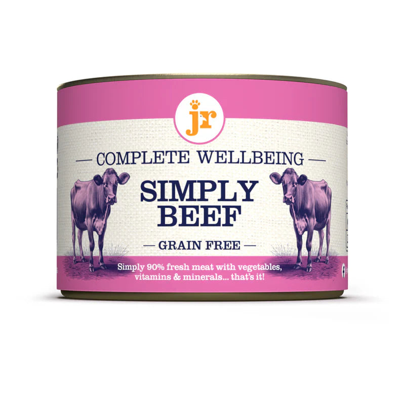 JR Complete Wellbeing 90% Meat Wet Dog Food - Simply Beef