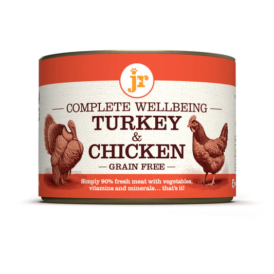 JR Complete Wellbeing 90% Meat Wet Dog Food- Turkey & Chicken