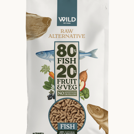 Wild Cold Pressed White Fish Complete Dog Food – Gentle, Natural & Grain Free