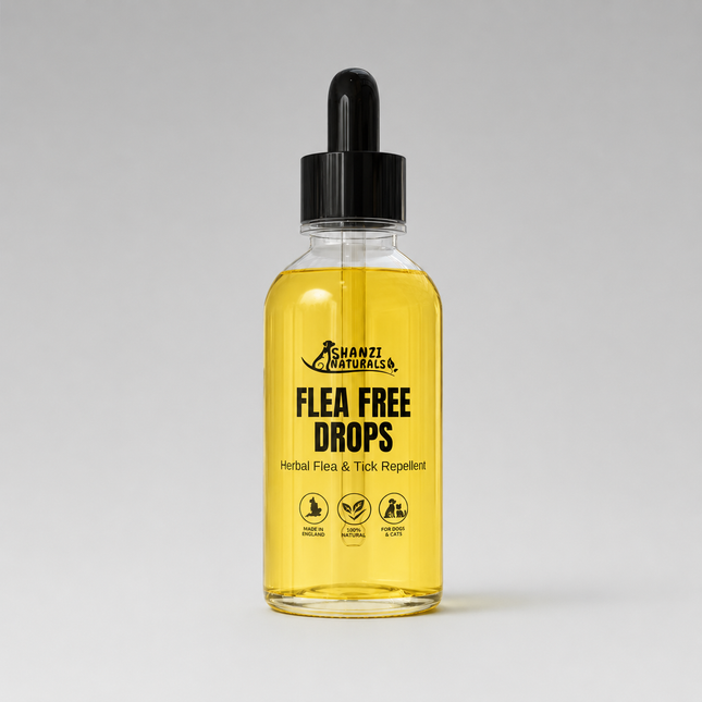Flea Free Drops for Dogs & Cats – Natural Topical Flea & Tick  Repellent